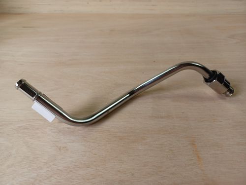 Harley Davidson Softail Heritage Classic Fat Boy Chrome Oil Tank Pipe Hose — image 15