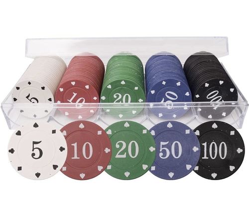 Poker / Casino Chip Set with Case 100pc — image 3