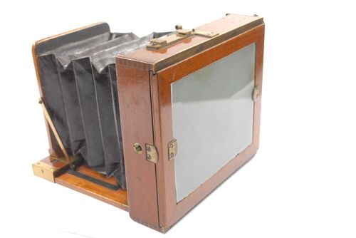 PRETTY Mahogany Brass Field Camera 4x5 inch, Very Compact, Focus Screen, NO LENS — image 4