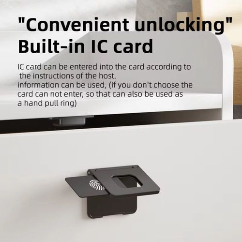 Smart Drawer Electronic Cabinet Lock Magnetic Sensing Universal Invisible Design — image 8