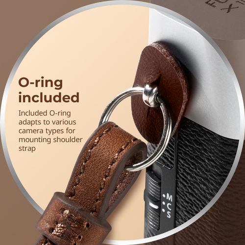 SmallRig Universal Leather Camera Shoulder Strap (Brown) for DSLR 5209 — image 6