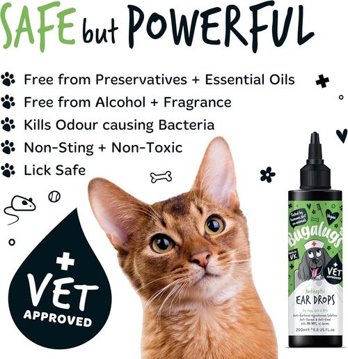 BUGALUGS Dog Ear Antiseptic Drops soothes itching & odours cleaner first aid — image 6