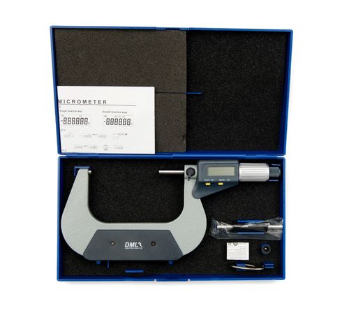 DML 75mm-100mm IP54 Digital Micrometer External Outside Gauge 3"-4" Inch — image 2
