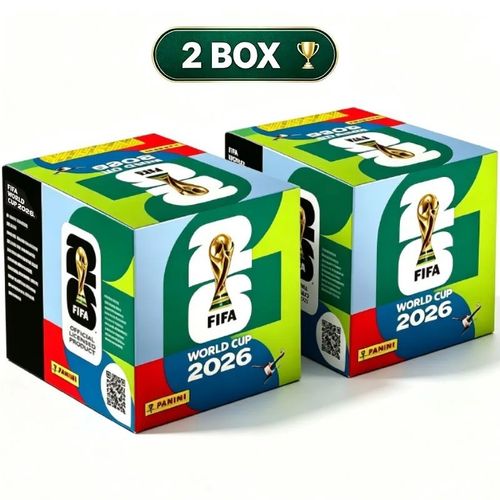 Panini FIFA World Cup 2026 Sticker Album Collection Box 350 Stickers 50 Packs — image 1