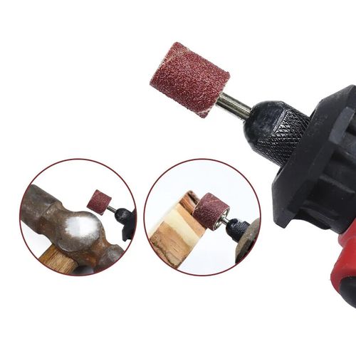 384PCS Drum Sanding Kit For Grit Nail Drill Bits Dremel Accessories Rotary Tools — image 9