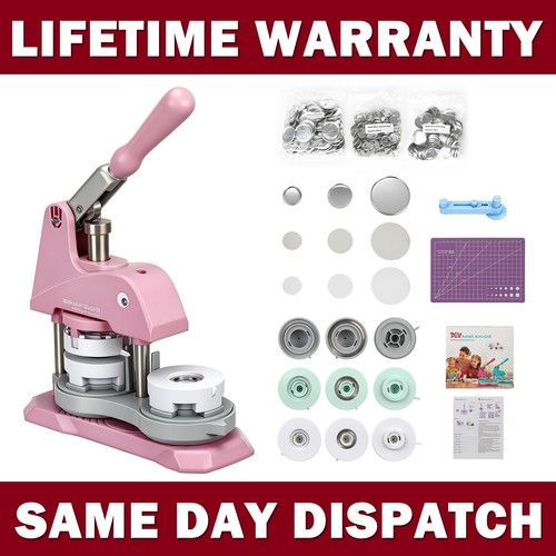 3-in-1 DIY Manual Badge Pin Button Maker Badges Making Machine Set 25/32/58mm