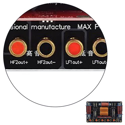 2000W 2 Way 4 Unit Dual Tweeter Speaker Frequency Divider Crossover Filter — image 5