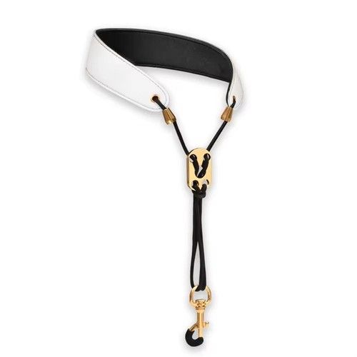 Leather Saxophone Neck Strap Adjustable Padded Support Alto Tenor Soprano