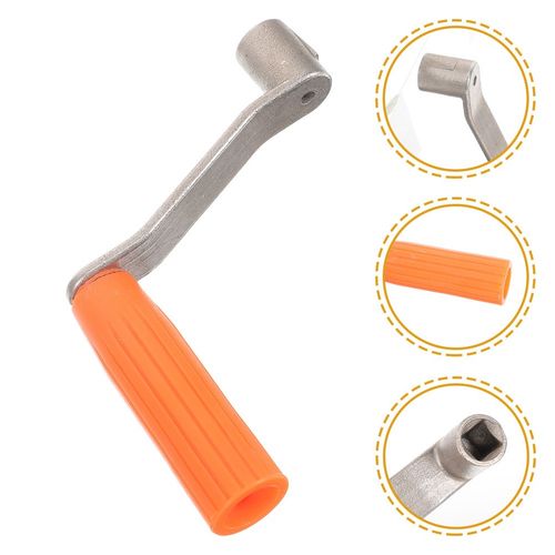 Durable Manual Crank Handle Replacement for Flagpole with Iron and Plastic — image 8