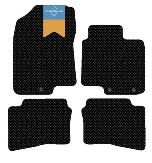 Fits Hyundai i20 2015-2020 Fully Tailored Waterproof Rubber Car Floor Mat Black