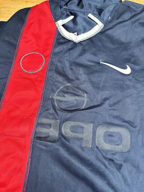 Nike PSG Home Shirt 2001/02 XL Paris Saint-Germain Opel Vintage Football Jersey — image 15