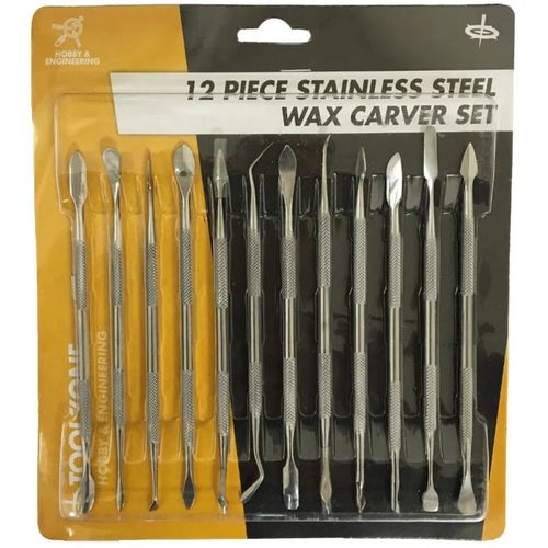 12pce Stainless Steel Wax Carver Set Clay Soap Carving Art Craft Scultping Tools — image 4