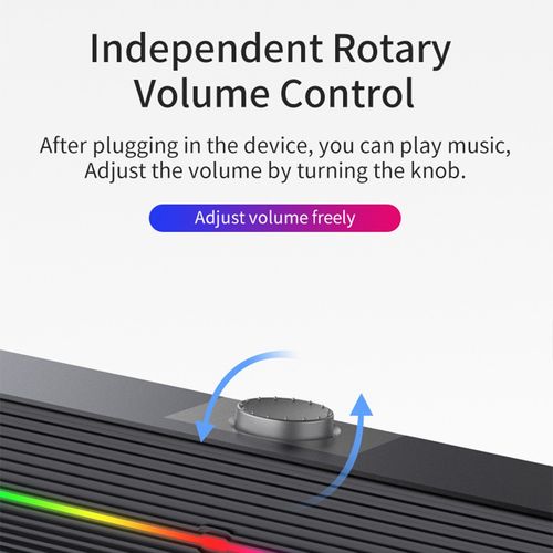Surround Sound LED Computer PC Speakers Gaming USB Wired for Laptop PC Desktop — image 10