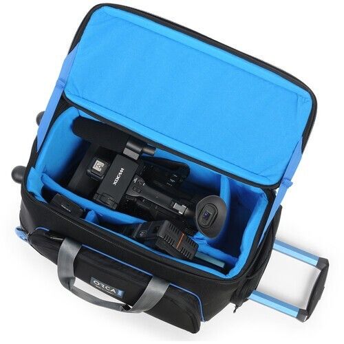 ORCA OR-510 Classic Shoulder Camera Bag M with Built-In Wheels & Handle — image 4
