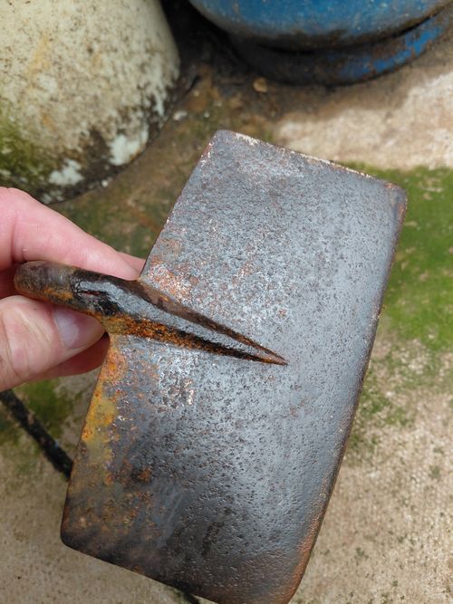Vintage Parks Garden Hoe Old School Item As Found Garden Tool — image 5
