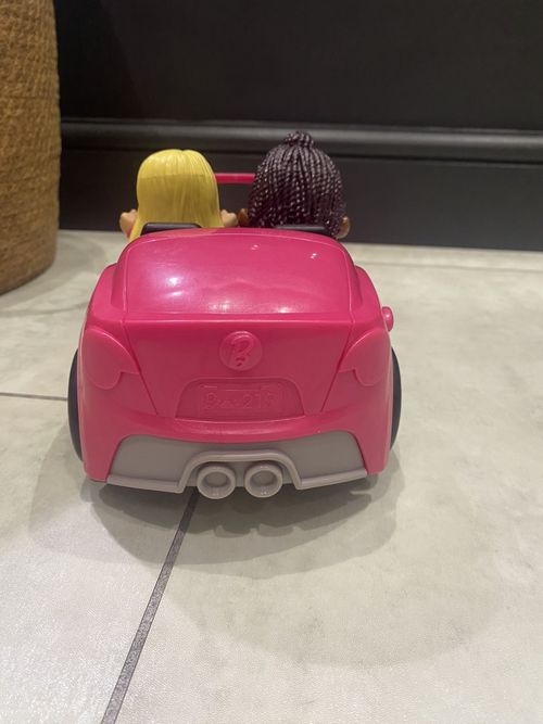 Fisher price Little People Barbie Convertible Pink Car & 2 Figures With Sounds — image 3