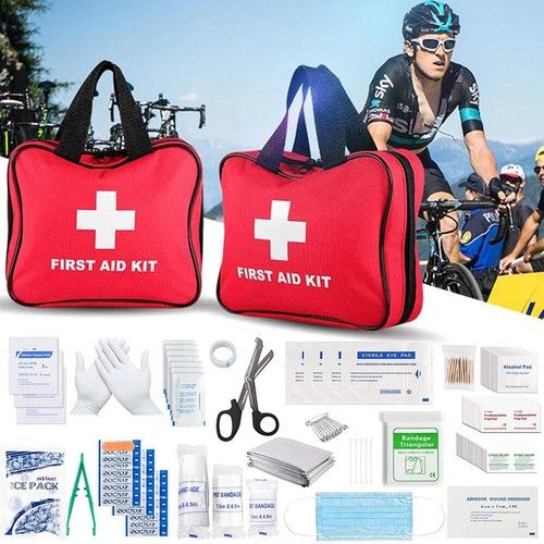 391 PIECE LGE FIRST AID KIT MEDICAL EMERGENCY HOME TRAVEL CAR TAXI WORK 1ST AID