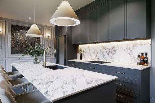 CLASSIC MARBLE Compact Laminate Kitchen Worktop Splashback  6-12mm Not Chipboard — image 3