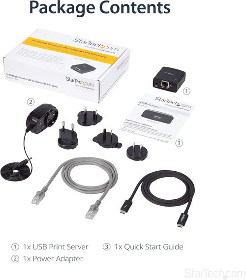 StarTech.com 10/100Mbps Ethernet to USB 2.0 Network Print Server - Windows 10 - — image 6