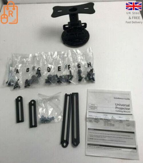 Heavy Duty Universal Projector Ceiling Mount for DLP | Adjustable & Easy Fit UK