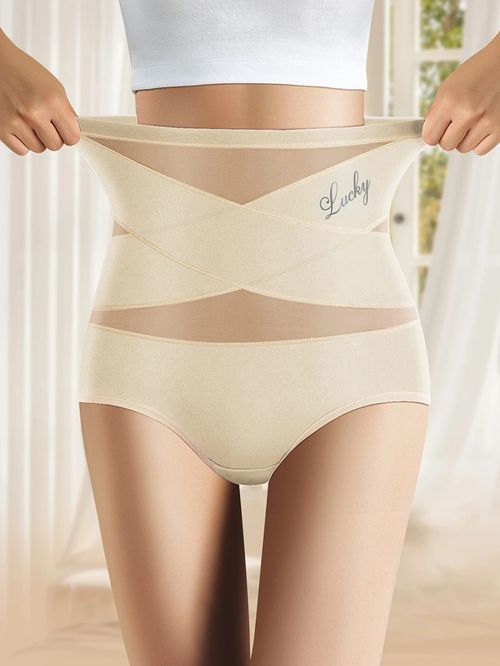 Women Slimming Tummy Control Knickers High Waist Shaper Briefs Underwear Panties — image 1