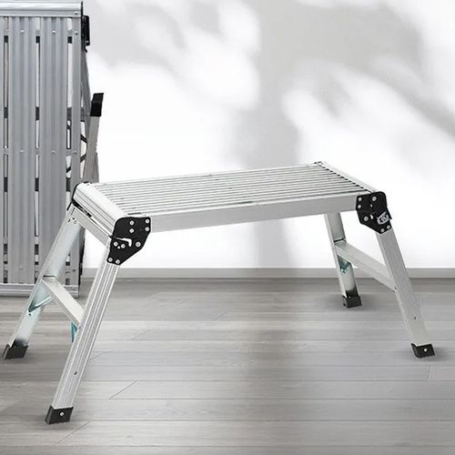 150kg Folding Aluminium Step Ladder Stool Work Platform Up Bench Lightweight UK — image 8