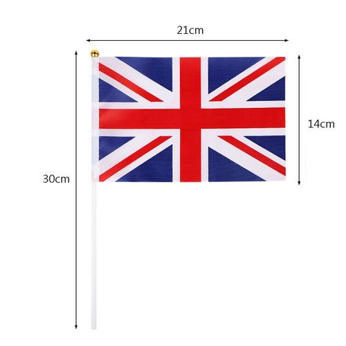 10/20PCS Union Jack Flag Small Hand Waving Flags British Party Event England — image 7