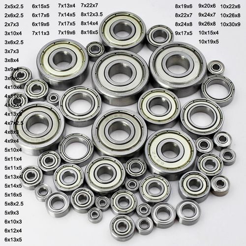 10pcs Small Bearings Inner Diameter 2mm 3mm 4mm 5mm 6mm 7mm 8mm 9mm 10mm 3x7x3 5 — image 3