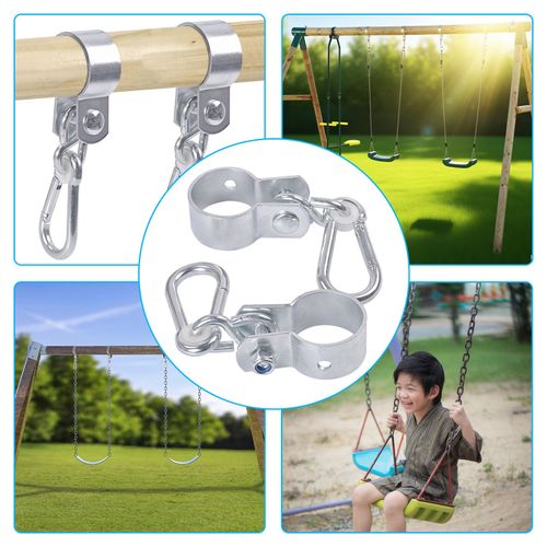 Set of 2 Round Swing hooks/Hangers Ø 50mm x35mm Carabiner Clamp Scaffolding Hook — image 14