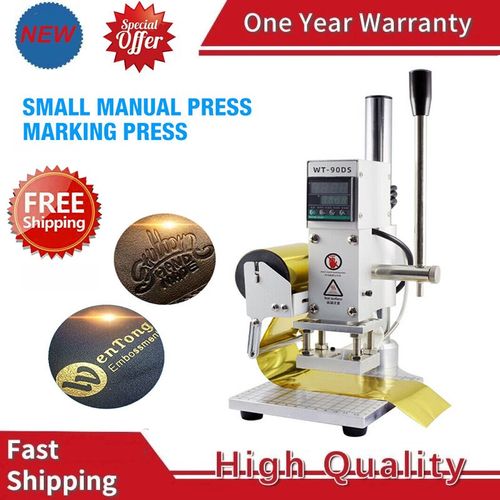 5x7cm Digital Hot Foil Stamping Machine PVC Leather Bronzing Embossing Machine . — image 1