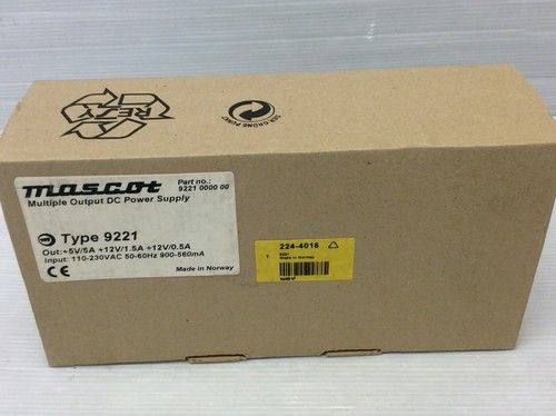 Mascot 9221 Power Supply 50W Multi Output +5V ±12V Boxed UK Plug