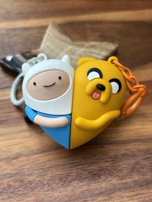 Adventure Time Finn Jake Magnetic Keyrings Official Cartoon Network Heart