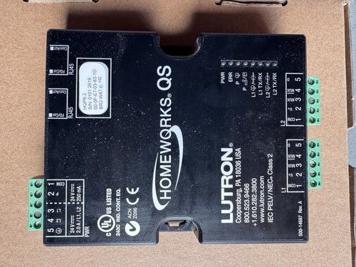 Lutron HomeWorks QS HQP6-2 Processor 2Link. In working order.