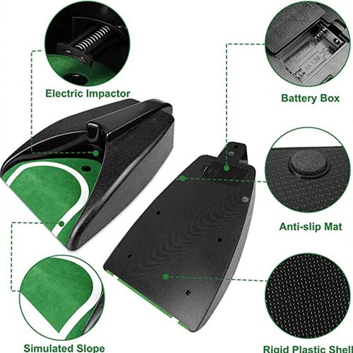 Golf Ball Auto Return Putting Machine Aid Trainer Kickback Golf Practice Gift — image 5