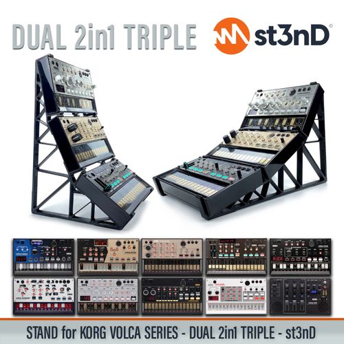 DUAL TRIPLE STAND for KORG VOLCA SERIES — image 1