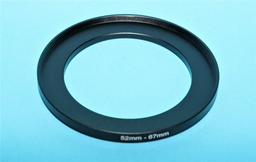 Brand New 52mm to 67mm 52-67mm Metal Step-Up Stepping Ring Filter Adapter — image 2