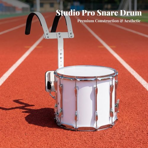 Marching Snare Drum Sturdy Marching Drum with Carrier Easy to Install — image 7