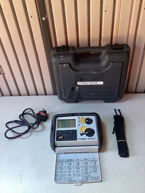 Genuine Megger RCDT310 RCD Tester - Used/Tested And Working - Missing Test Leads — image 19