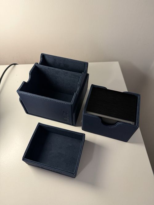 Vault X Game Box Navy Blue Trading Card Storage Deck Box — image 4