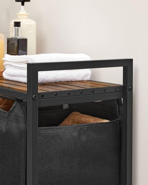 Large Laundry Washing Bag Basket Storage Bin Dirty Clothes Storage Handle Hamper — image 11