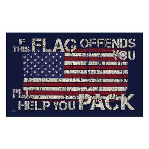 WHOLESALE LOT OF 12 PIECES - 5ft X 3ft Buck Wear American Theme Flags USA, 3X5