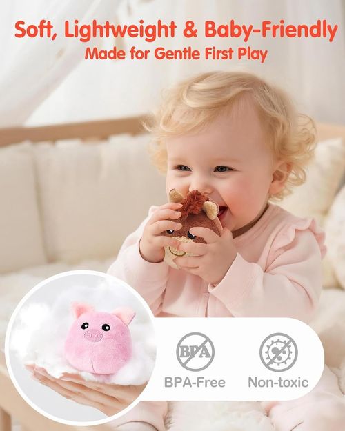 Montessori Farm Animals Barn Toy Set for Babies 6-12  - Sensory Playtime — image 9