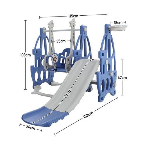 Garden Kids Swing Slide Climber Set Baby Toddler Indoor Outdoor Playground Toy