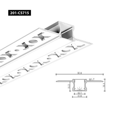 2M LED Profiles Aluminium Channel With Diffuser For LED Strip Light V/U-Shape
