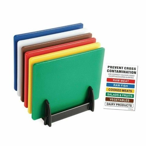 Chopping Boards Commercial EXTRA THICK sumtasa Colour Coded 450 x 300 x 20mm