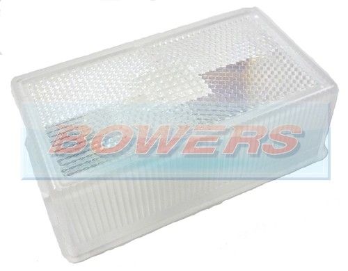 Rubbolite M122 Clear White Front Marker Light Lamp Lens Ivor Williams Trailer