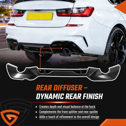 FOR BMW 3 SERIES G20 M PERFORMANCE KIT BODY KIT SPLITTER SPOILER DIFFUSER 2019+ — image 10