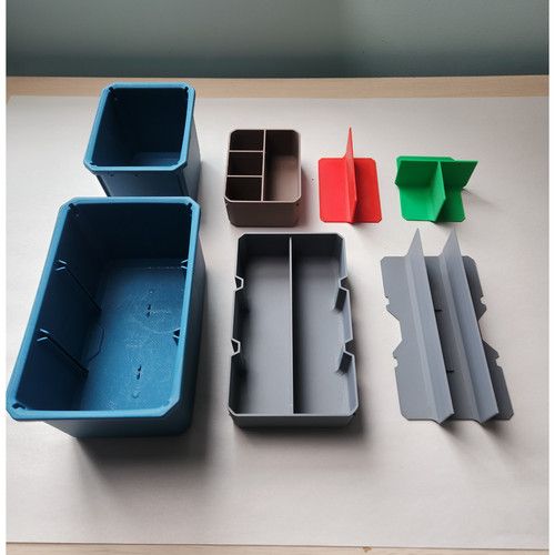 Erbauer Connecx Organiser Half-Height Insert Bins & Dividers - Precise Fit