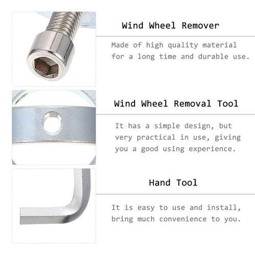 Durable Steel Wind Wheel Removal Tool Hand Tool for Range Hood Fan Repair — image 5