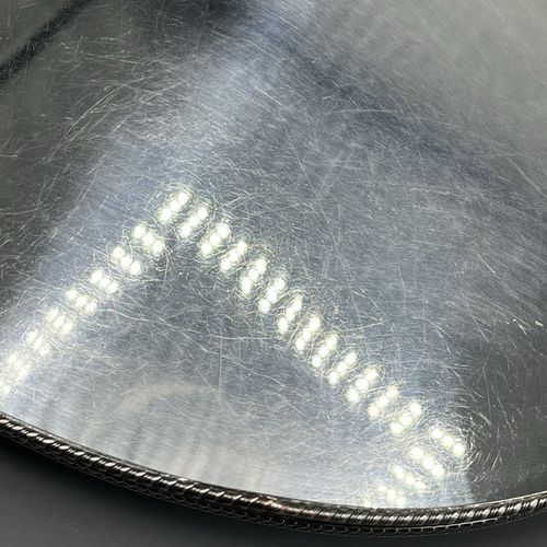 Antique Silver Plated Gallery Serving Tray Cocktail Drinks Tea Handles Stud Feet — image 14